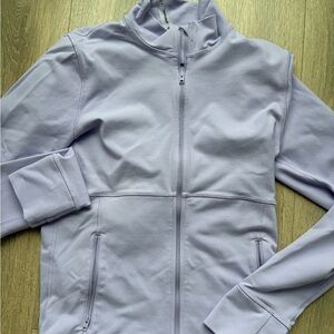 💜TNA ACTION ZIP WORK OUT SWEATER🩶